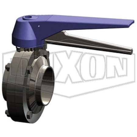 Dixon 1.5 in B5116, EPDM, BXB, 304 W/ BLUE TRIGGER B5116E150BB-C